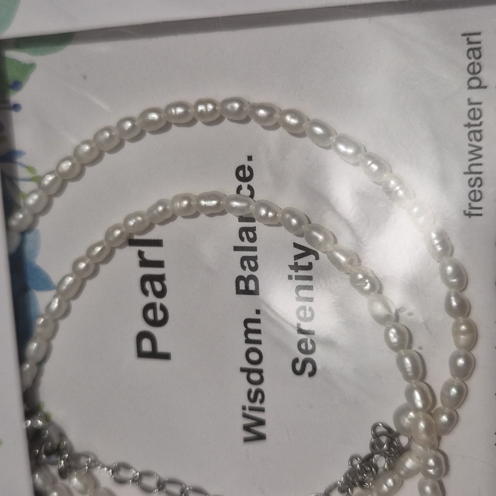 Freshwater Pearl Necklace- Elegant White Jewelry - Picture 3 of 3